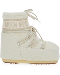 Moon Boot - Icon Low Shearling-Effect Boots - Lyst