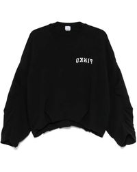 Pinko - Sweatshirt Mit Logo-Print - Lyst