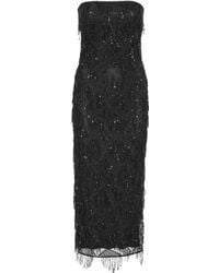 ROTATE BIRGER CHRISTENSEN - Sequin Midi Tube Dress - Lyst