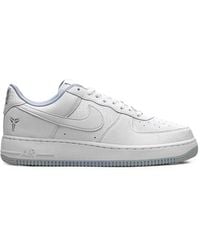 Nike - X Kobe Bryant Air Force 1 Snakeskin-Effect Low-Top Sneakers - Lyst