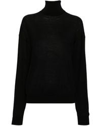 Saint Laurent - Pullover Mit Stehkragen - Lyst