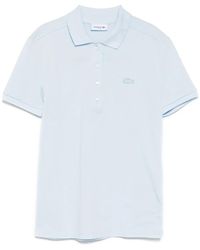 Lacoste - Logo-Patch Polo Top - Lyst
