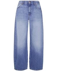 7 For All Mankind - Bonnie Wide-Leg Jeans - Lyst