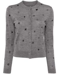JNBY - Sequin-Embellished Cropped Sweater - Lyst