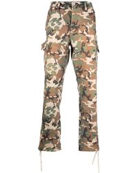Purple Brand - Camouflage-print Cargo Trousers - Lyst