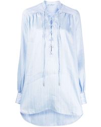 Ermanno Scervino - Stripe-pattern Long-sleeve Shirt - Lyst