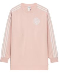 adidas - Appliqué 3-Stripes Sweatshirt - Lyst