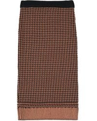 3.1 Phillip Lim - Bi-Color Knitted Skirt - Lyst