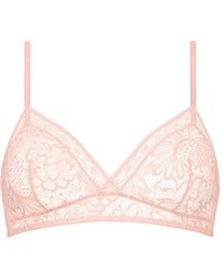 Eres - Vestiges Lace Triangle Wireless Bra - Lyst