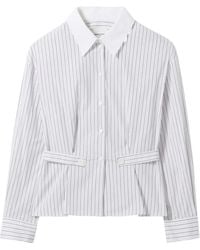 Claudie Pierlot - Hemd Mit Nadelstreifen - Lyst
