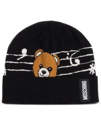 Moschino - Bonnet À Motif Teddy Bear - Lyst