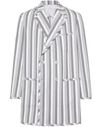 Thom Browne - Repp Striped Seersucker Jacket - Lyst