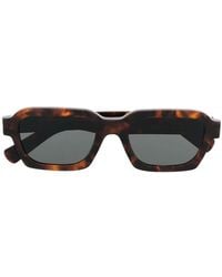 Retrosuperfuture - Square-Frame Tortoiseshell Sunglasses - Lyst