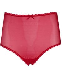 Laura Urbinati - Bow-Detail Tulle Briefs - Lyst