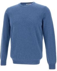 Kangra - Crew-Neck Wool Sweater - Lyst
