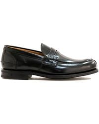 Church's - Penny-Strap Leather Loafers - Lyst