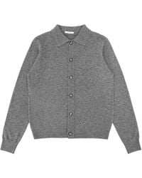 Entire studios - Button-Up Polo-Collar Cardigan - Lyst