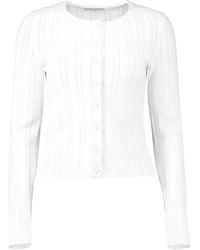 Adam Lippes - Faye Buttoned Cardigan - Lyst