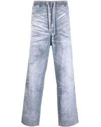 DIESEL - D-martia 068jk Straight-leg Jeans - Lyst