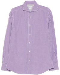 Brunello Cucinelli - Camicia A Quadretti - Lyst