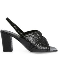Momoní - Baca Laminated-Leather Sandals - Lyst