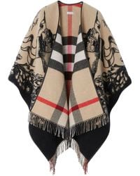 Burberry - Cape Mit Ritteremblem - Lyst