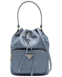 Prada - Borsa A Secchiello Con Coulisse - Lyst