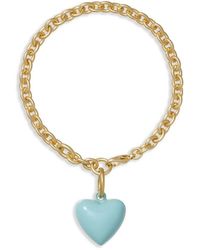 Roxanne Assoulin - The Mini Puffy Heart-Charm Bracelet - Lyst