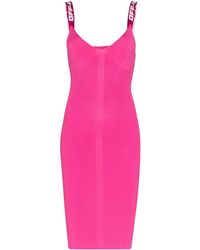 Off-White c/o Virgil Abloh Kokerjurk Met Logoband - Roze