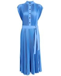 Proenza Schouler - Farah Pleated Midi Dress - Lyst