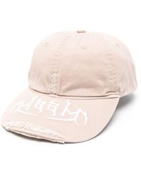 MSGM - Logo-embroidered Cotton Cap - Lyst