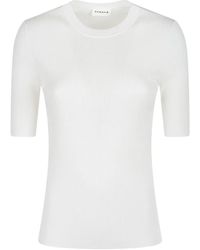 P.A.R.O.S.H. - Ribbed Short-sleeve T-shirt - Lyst