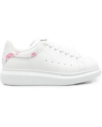 McQueen - Skull-Print Platform Sneakers - Lyst