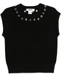 DKNY - Gromet-Detailing Vest - Lyst