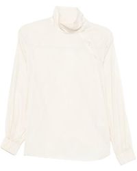 Psophia - Katoenen Blouse Met Raglan Mouwen - Lyst