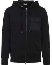 Moncler - Kapuzenjacke mit Reißverschluss - Lyst