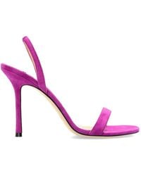 Jimmy Choo - Sandales Jenn 100 En Daim Orchid - Lyst