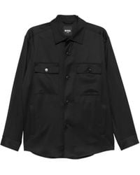 BOSS - Chaqueta De Lana Virgen Con Bolsillo Con Solapa - Lyst