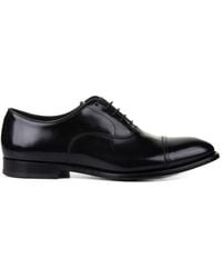 Doucal's - Toe Cap Brushed Leather Derby Shoes - Lyst