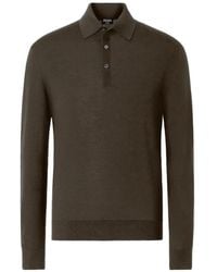 ZEGNA - Dark Trofeo 15Milmil15 Wool Polo Shirt - Lyst
