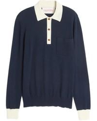Valentino Garavani - Cotton Polo Shirt - Lyst