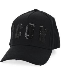 DSquared² - Casquette Brodée De Sequins - Lyst