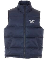 Drole de Monsieur - Veste Matelassée À Slogan Imprimé - Lyst