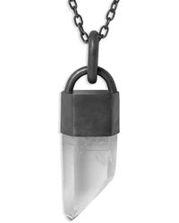 Parts Of 4 - Collier En Sterling Serti De Quartz - Lyst