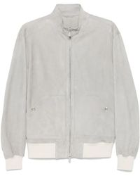 Eleventy - Jacke Aus Wildleder - Lyst