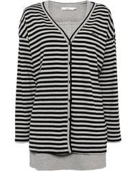 B+ AB - Cardigan A Righe - Lyst