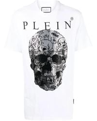 Philipp Plein - Skull-Print Short-Sleeve T-Shirt - Lyst