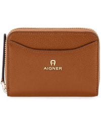 Aigner - Marika Grained-Leather Wallet - Lyst