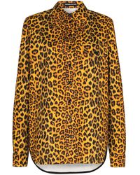 Kwaidan Editions - Leopard-print Denim Shirt - Lyst