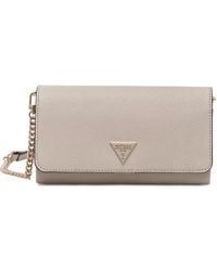 Guess - Organizer Noelle Logo Chain Cross Body Bag - Lyst